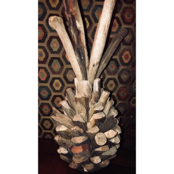 Wooden pineapple boutique