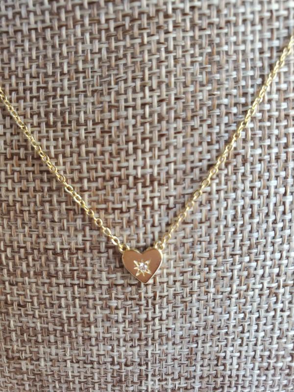 Gold Heart Necklace