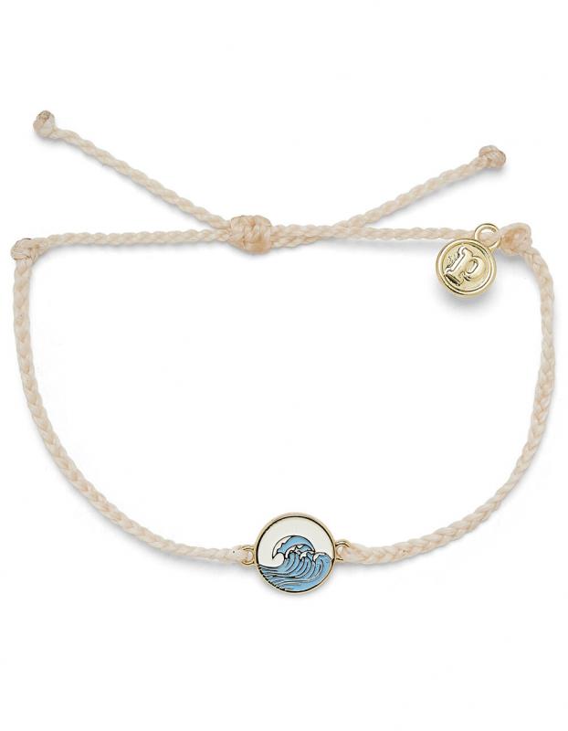 Pura Vida Make Waves Charm Vanilla Bracelet