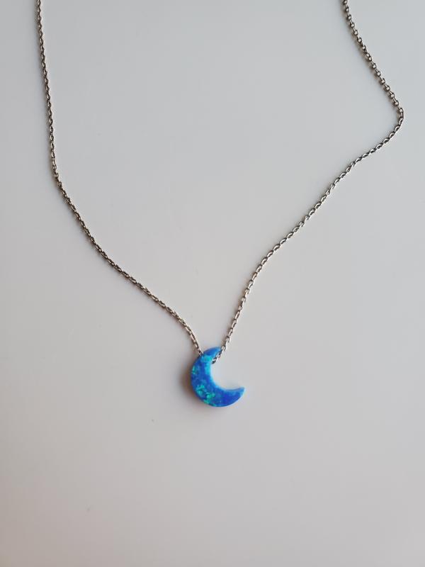 Blue Moon Sterling Silver Necklace