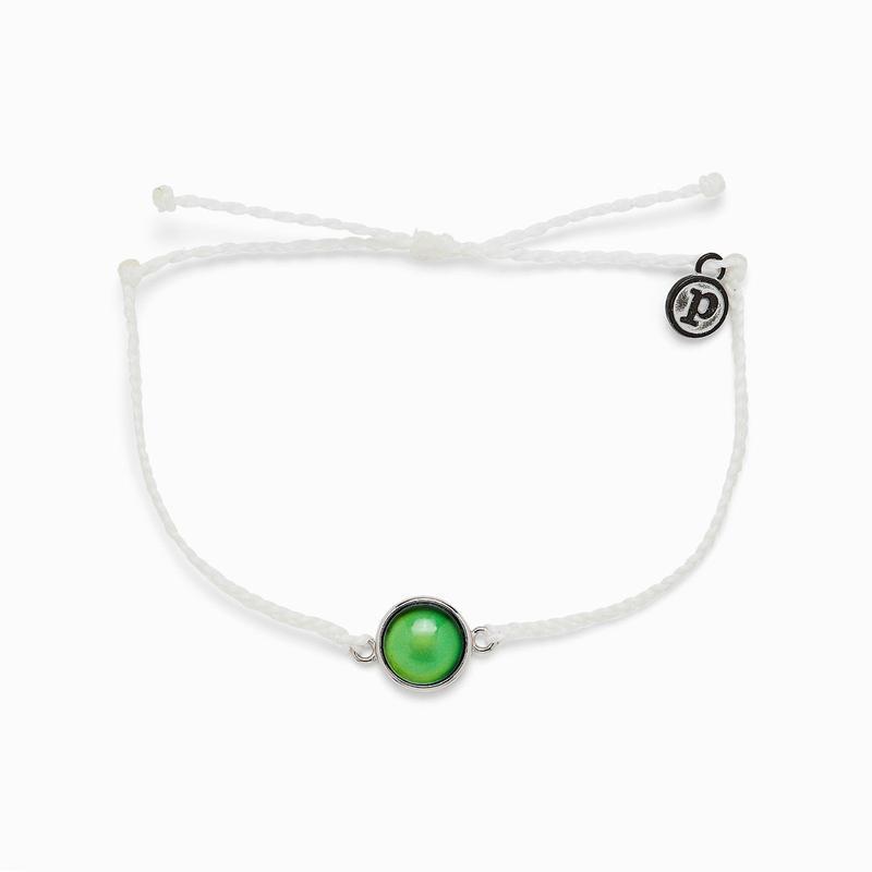 Pura Vida Mood Charm Bracelet in White