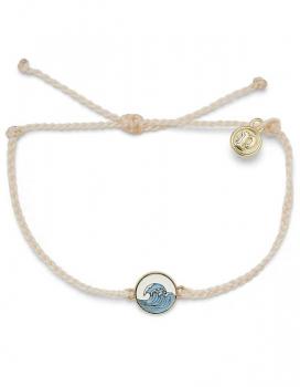 Pura Vida Make Waves Charm Vanilla Bracelet
