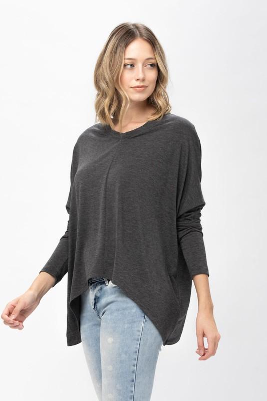 Oversized Long Sleeve Top
