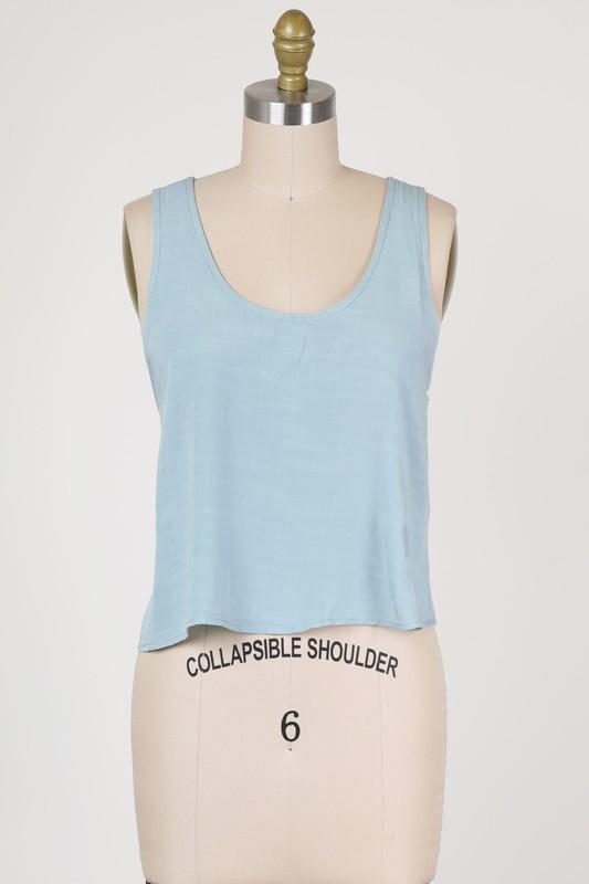 Cropped Criss Cross Tank