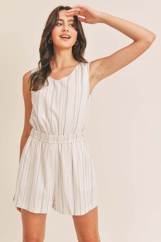 Stripe Jumpsuit