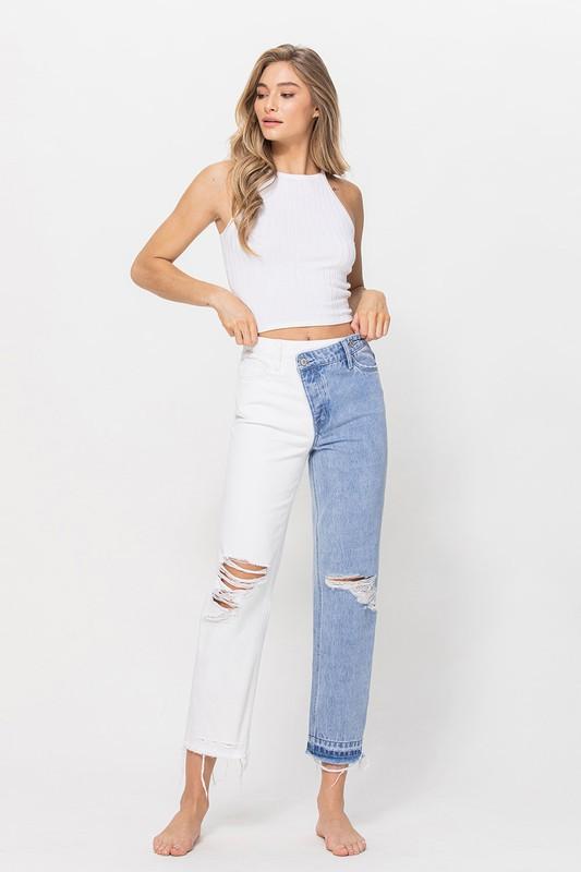 Color Block Jeans