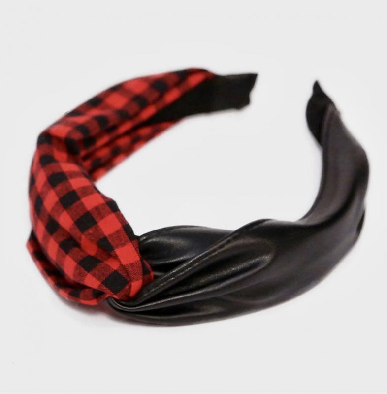 2 Tone Buffalo Print Headband