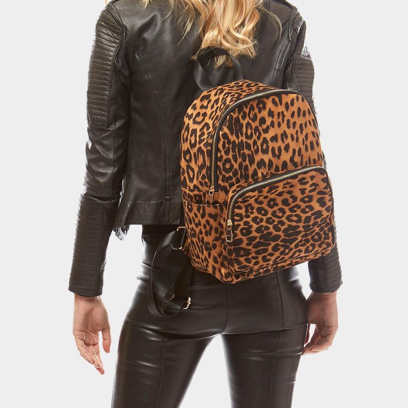 leopard backpack