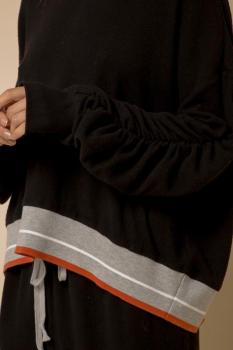 Stripe Elastic Pullover