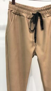 PU CUFFED JOGGER WITH POCKETS
