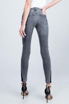 Mid-Rise 2 Tone Jeans