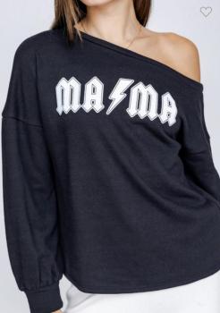 “Hey Mama” off the shoulder top