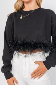 Fancy Feather Sweatshirt