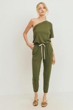 One Shoulder Romper
