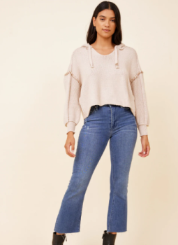 Whip Stitch Detail Sweater