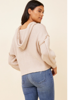 Whip Stitch Detail Sweater