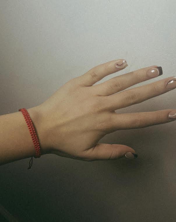 Thin Red String Bracelet