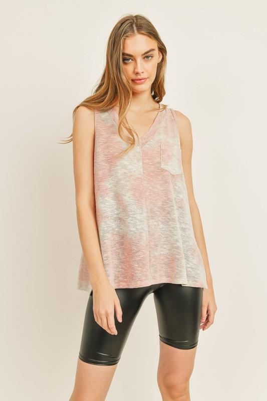 V-Neck Tie Dye