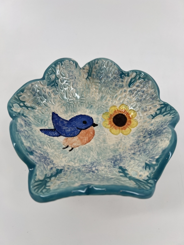 Blue Bird Large Dipping Bowl
