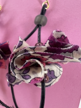 Earrings Pink Floral Blossoms