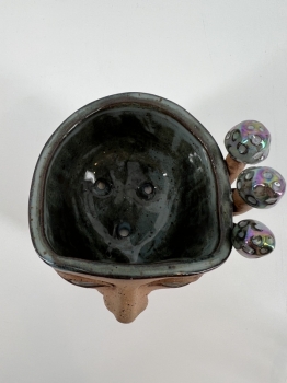 Ceramic Face Small Planter