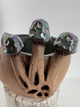 Ceramic Face Small Planter