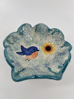 Blue Bird Large Dipping Bowl