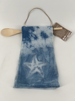 Indigo Tea Towel with Spoon