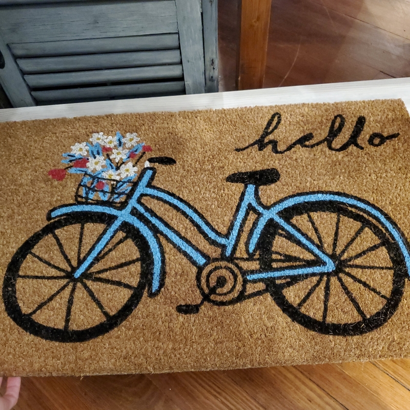 Door Mat - Hello Bicycle