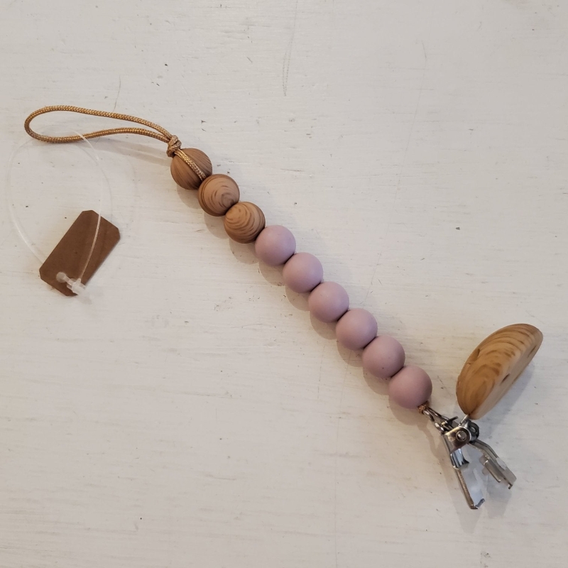 Mushie Pacifier Clip (varies)