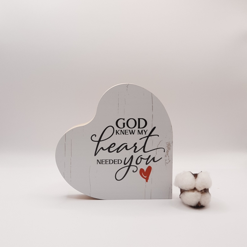 God Knew My Heart Needed You Heart Block