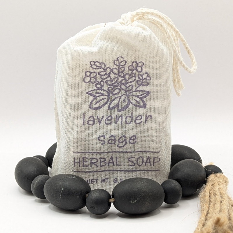 6.4oz Herbal Soap - Lavender Sage