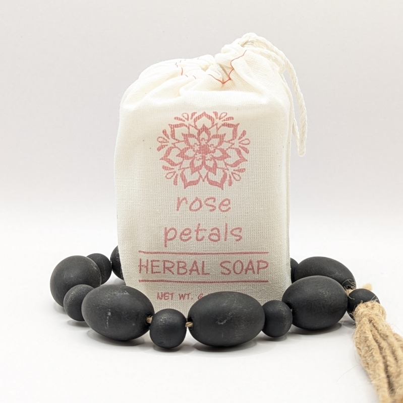 6.4oz Herbal Soap - Rose Petals