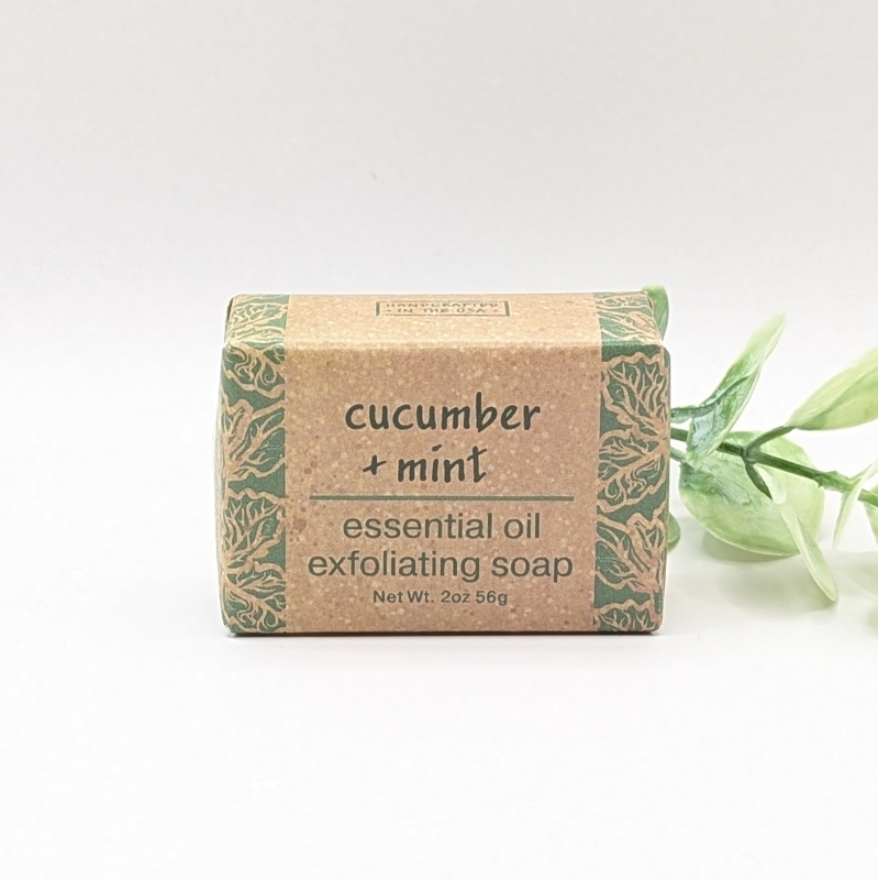 2oz EO Soap - Cucumber & Mint