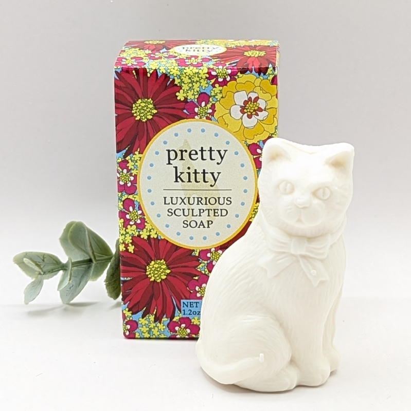 1.2oz Sculpted Soap - Pretty Kitty