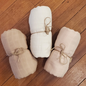 Mushie Swaddling Swaddle Blanket (varies)