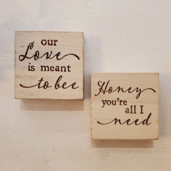 Beehive Block Sign (varies)