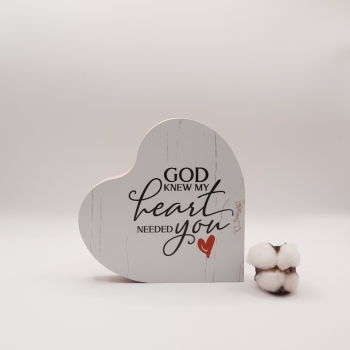 God Knew My Heart Needed You Heart Block
