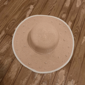 Sun Hat with Pearls