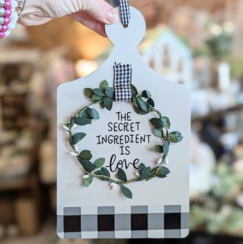 Secret Ingredient is Love Cutting Board