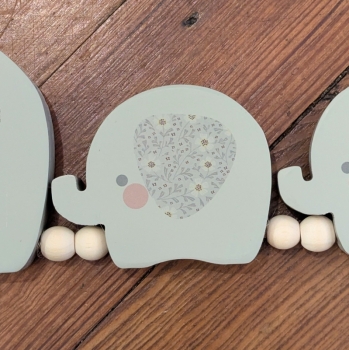 Mini Elephant Block Garland