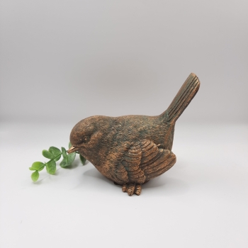Antique Bronze-Look Bird Figurine (varies)