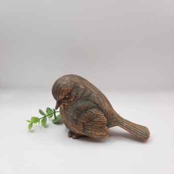 Antique Bronze-Look Bird Figurine (varies)