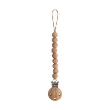 Mushie Silicone Pacifier Clip (varies)