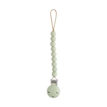 Mushie Silicone Pacifier Clip (varies)
