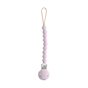 Mushie Silicone Pacifier Clip (varies)