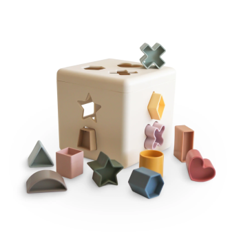 Mushie Shape-Sorting Box
