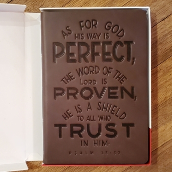 NKJV Thinline Bible Genuine Leather, Dark Brown, Thumb-Index