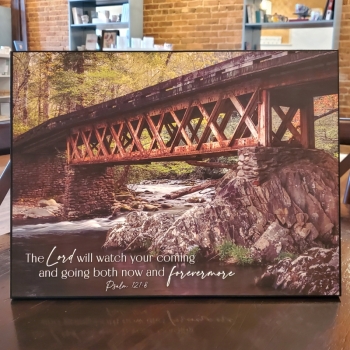 Rusted Bridge Wall Decor (Psalm 121:8)