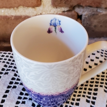 Mug - The Lord Delights in You (purple)